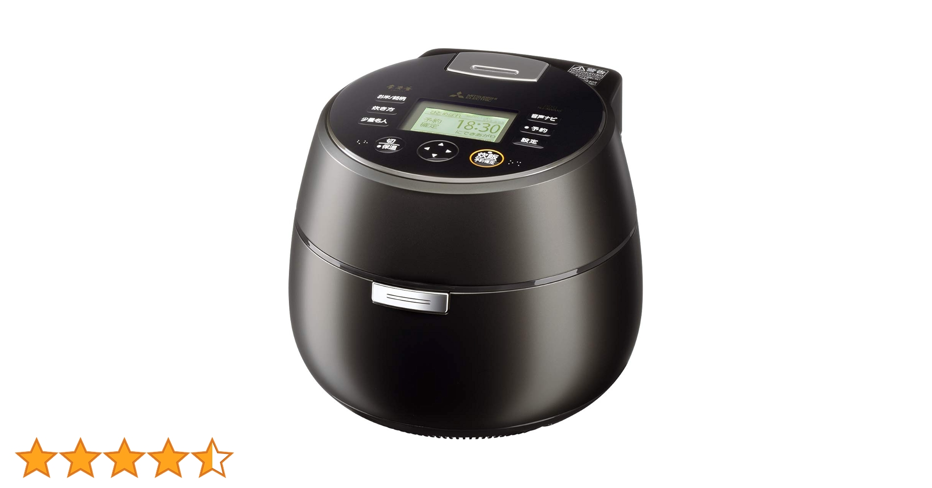 Amazon | 三菱電機 炊飯器 5.5合 IH式 日本製 本炭釜 KAMADO 銘柄芳潤